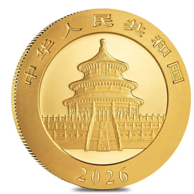 2026 30 gram Chinese Gold Panda 500 Yuan BU (Sealed)