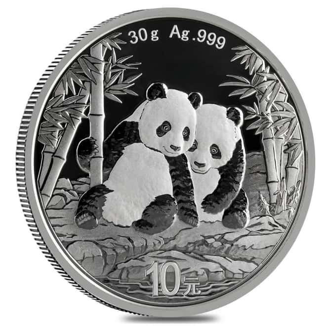 2026 30 gram Chinese Silver Panda 10 Yuan BU