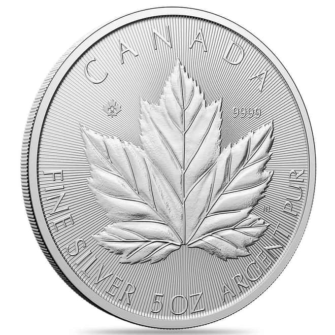 2026 5 oz Canadian Silver Grand Maple Leaf Trial Strike PCGS Gem BU