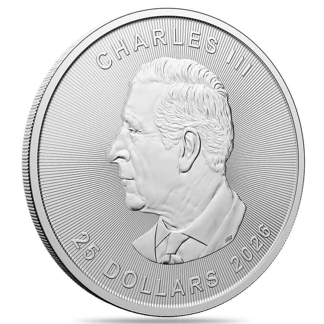 2026 5 oz Canadian Silver Grand Maple Leaf Trial Strike PCGS Gem BU