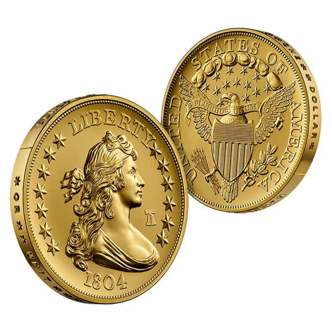 2026 Best of the US Mint 1804 Silver Dollar Gold Coin & Silver Medal Set (w/Box & COA)