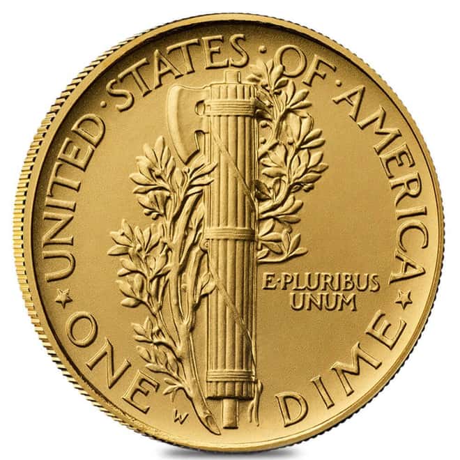 2026 Best of the US Mint 1916 Mercury Dime Gold Coin & Silver Medal Set (w/Box & COA)
