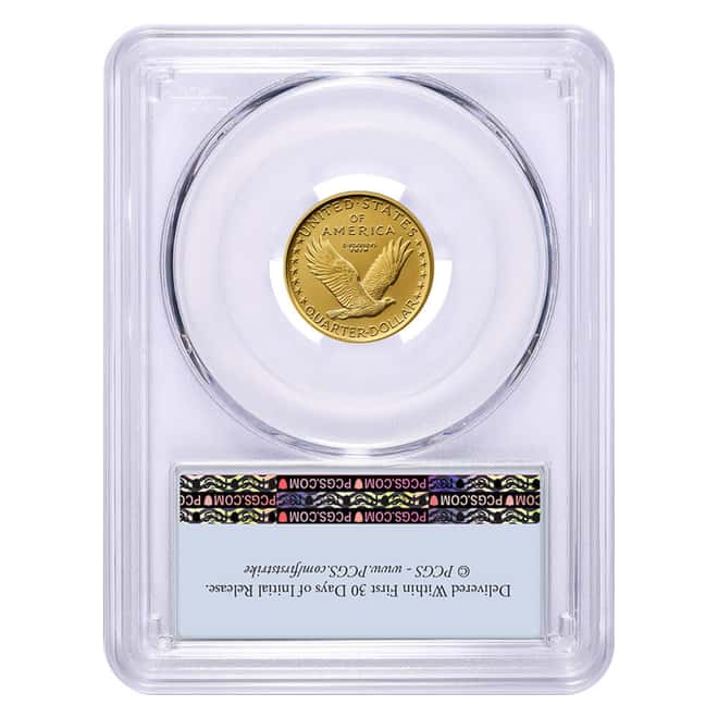 2026 Best of US Mint 1916 Standing Liberty Quarter Dollar Gold Coin & Silver Medal Set PCGS SP/MS 69 FS