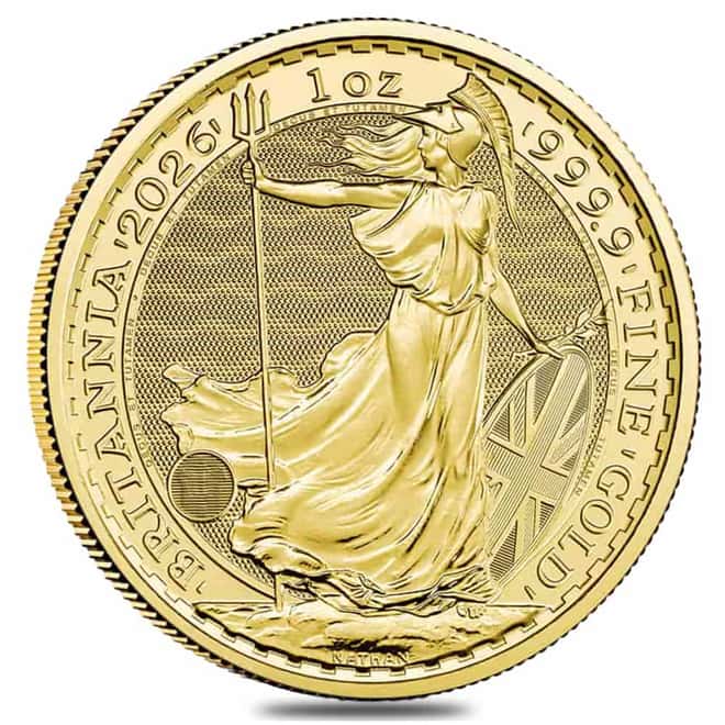 2026 Great Britain 1 oz Gold Britannia Coin BU
