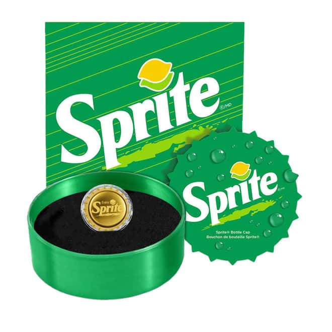 2026 Niue 1.2 Gram Sprite® 65th Ann Bottle Cap Proof Gold Coin