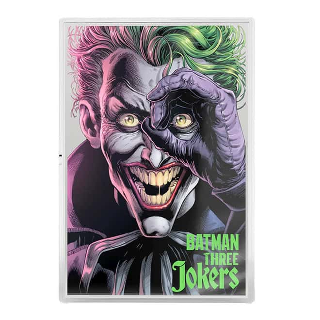 2026 Niue 1 oz Batman Three Jokers #3 The Comedian $2 Silver Foil .999 Fine