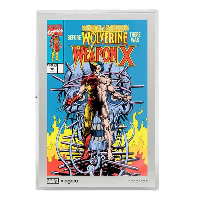 2026 Niue 1 oz Marvel Wolverine #72 Comix™ $2 Silver Foil .999 Fine