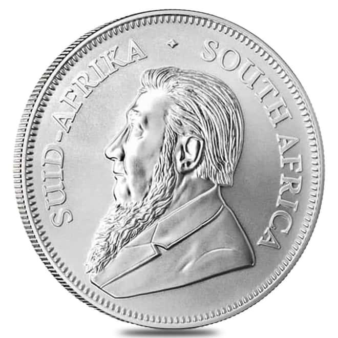 Roll of 25 - 2027 South Africa 1 oz Silver Krugerrand Coin BU