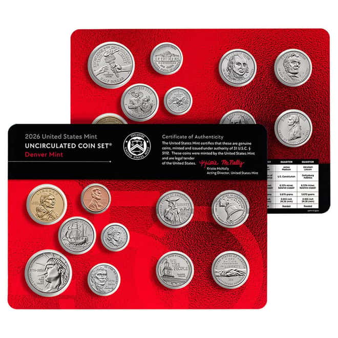 2026 US Mint Uncirculated Coin Set