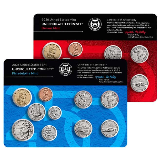 2026 US Mint Uncirculated Coin Set