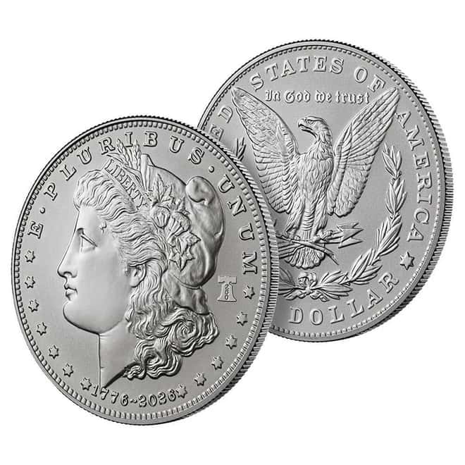 2026 (W) Morgan Silver Dollar Enhanced Uncirculated Coin .999 Fine (w/Box & COA)