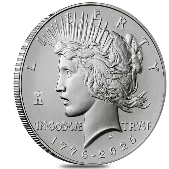 2026 (W) Peace Silver Dollar Enhanced Uncirculated Coin .999 Fine (w/Box & COA)
