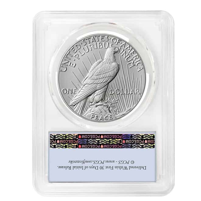 2026 (W) Peace Silver Dollar Enhanced Uncirculated Coin PCGS SP 70 FS