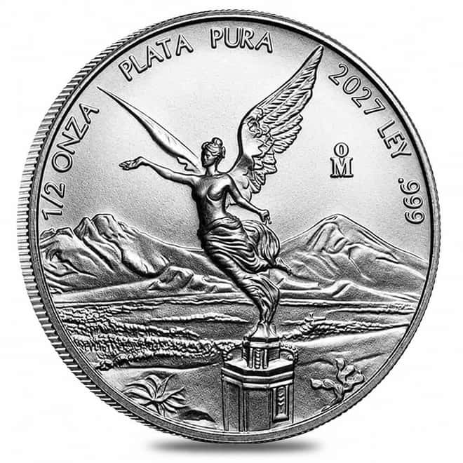 2027 1/2 oz Mexican Libertad Silver Coin BU