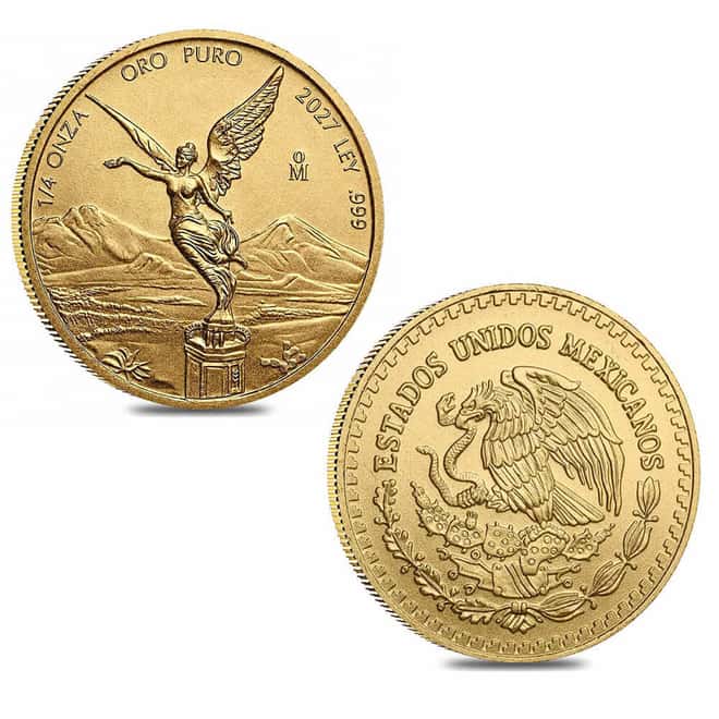 2027 1/4 oz Mexican Libertad Gold Coin BU