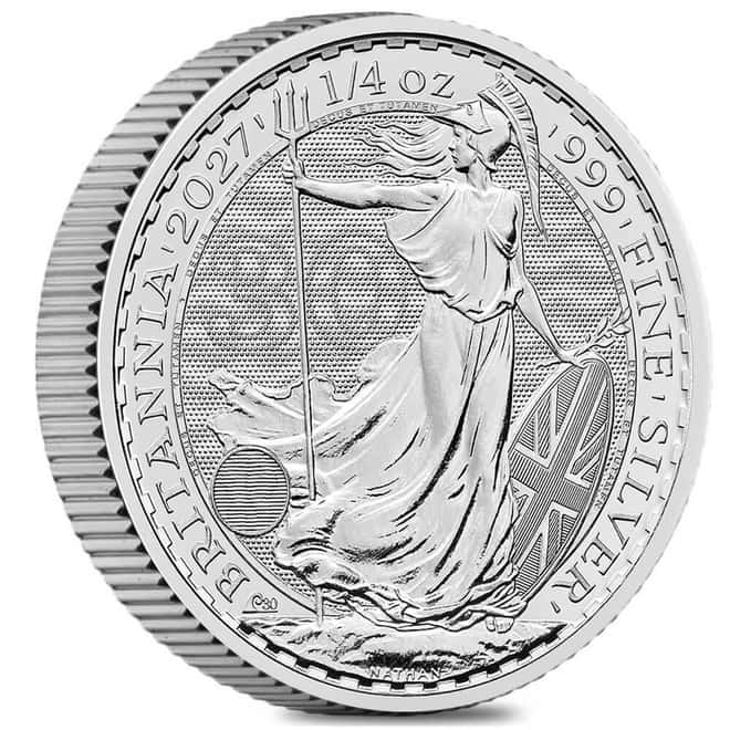 2027 Great Britain 1/4 oz Silver Britannia Coin BU