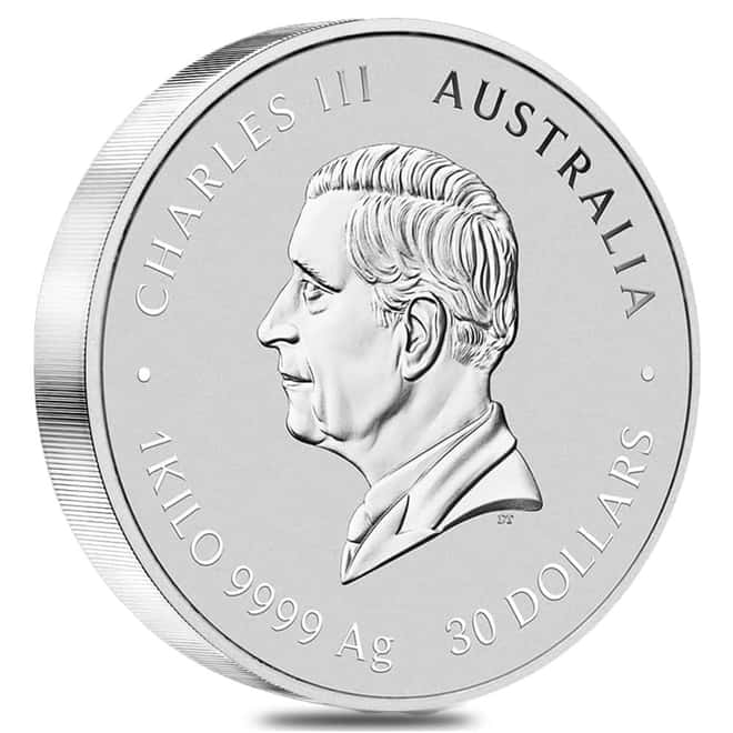 2027 1 Kilo Silver Lunar Goat BU Australian Perth Mint
