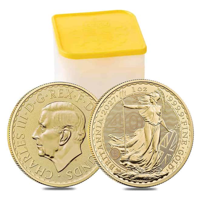 2027 Great Britain 1 oz Gold Britannia Coin BU