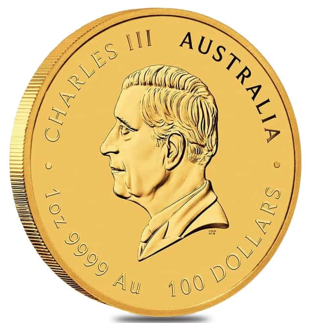 2027 1 oz Gold Lunar Goat BU Australian Perth Mint