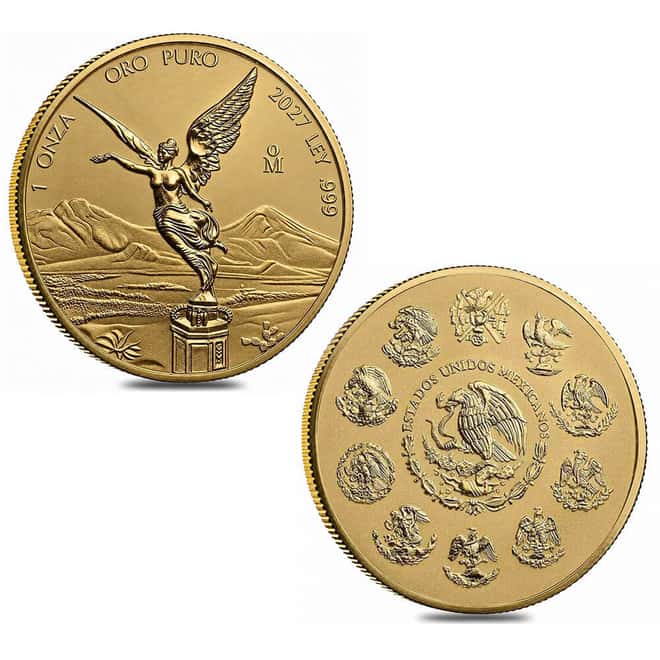 2027 1 oz Mexican Libertad Reverse Proof Gold Coin