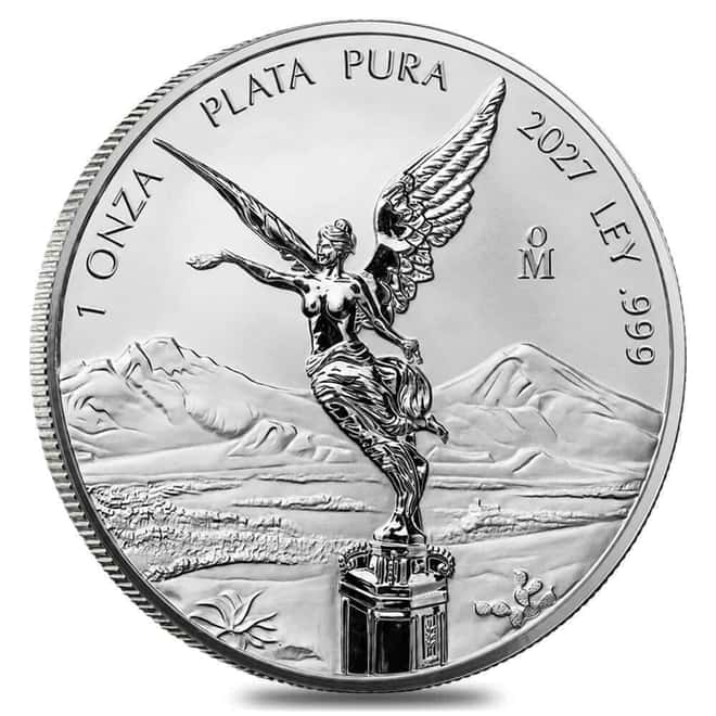 2027 1 oz Mexican Libertad Reverse Proof Silver Coin
