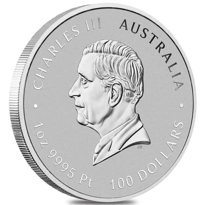 2027 1 oz Platinum Lunar Goat BU Australian Perth Mint