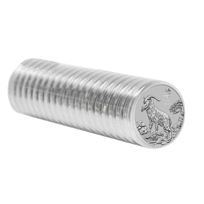 2027 1 oz Platinum Lunar Goat BU Australian Perth Mint