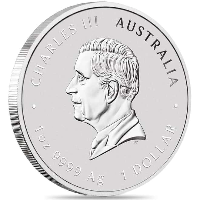 2027 1 oz Silver Lunar Goat BU Australian Perth Mint