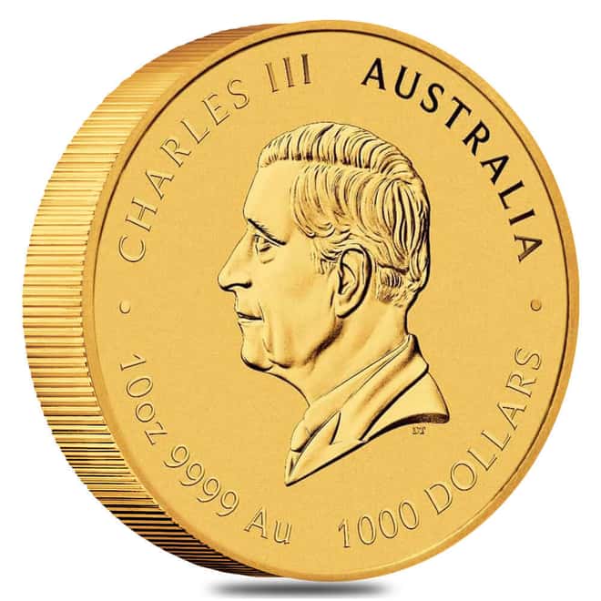 2027 10 oz Gold Lunar Goat BU Australian Perth Mint