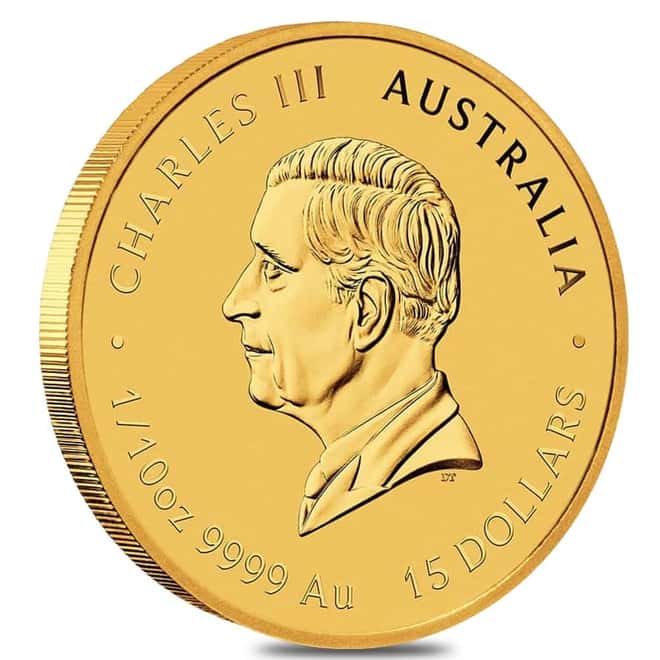 2027 1/10 oz Gold Lunar Goat BU Australian Perth Mint