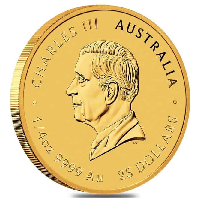 2027 1/4 oz Gold Lunar Goat BU Australian Perth Mint