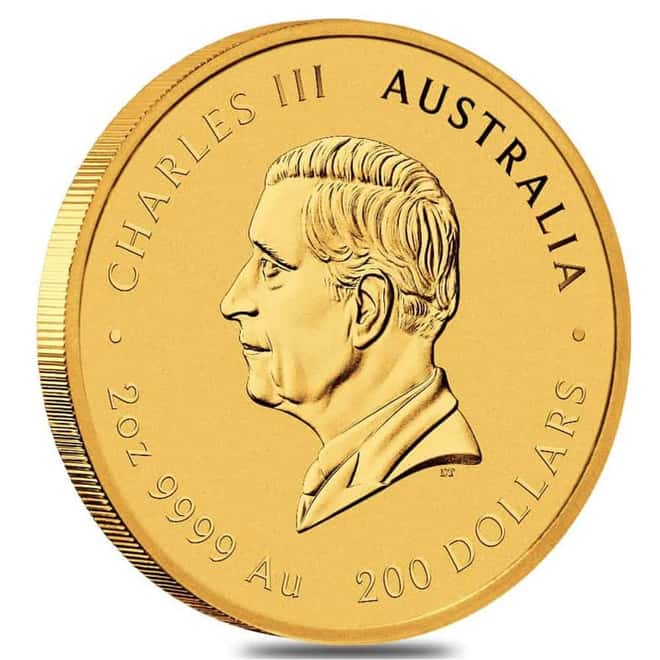 2027 2 oz Gold Lunar Goat BU Australian Perth Mint