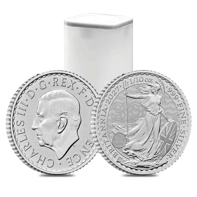 2027 Great Britain 1/10 oz Silver Britannia Coin BU