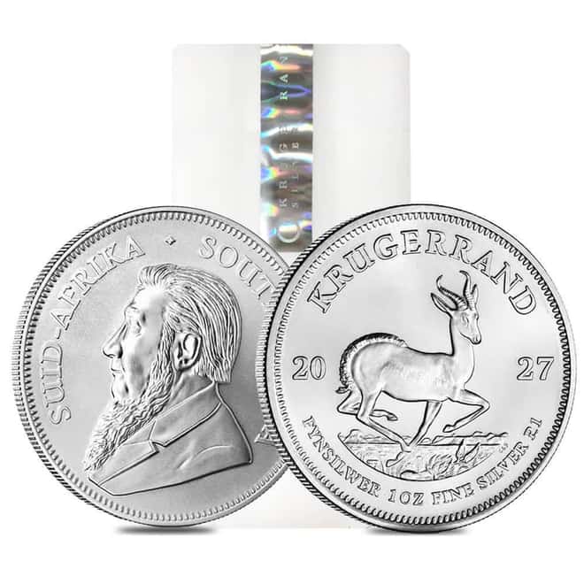 2027 South Africa 1 oz Silver Krugerrand Coin BU