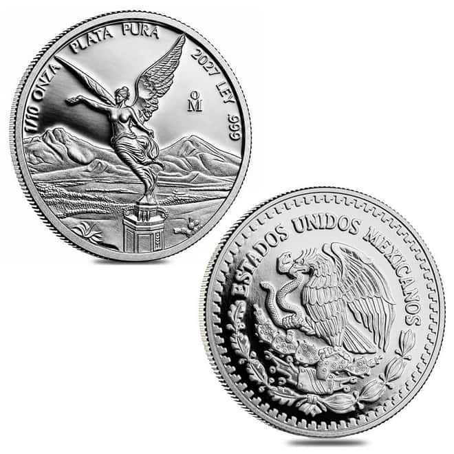 2027 1.9 oz Proof Mexican Silver Libertad 5-Coin Set (w/Box & COA)