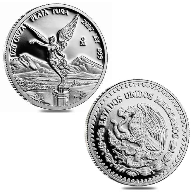 2027 1.9 oz Proof Mexican Silver Libertad 5-Coin Set (w/Box & COA)