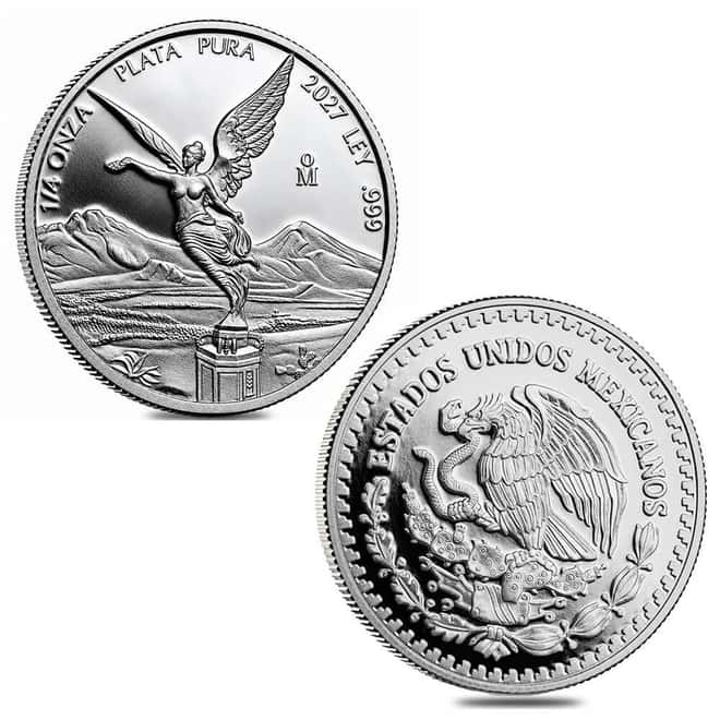 2027 1.9 oz Proof Mexican Silver Libertad 5-Coin Set (w/Box & COA)
