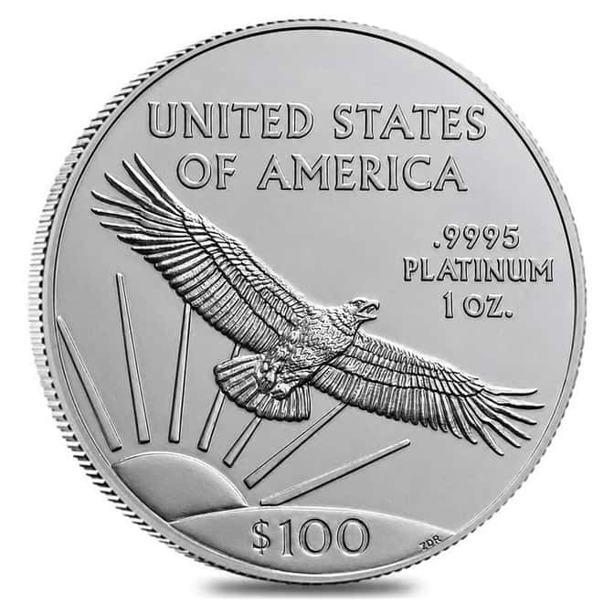 2027 1 oz Platinum American Eagle $100 Coin BU