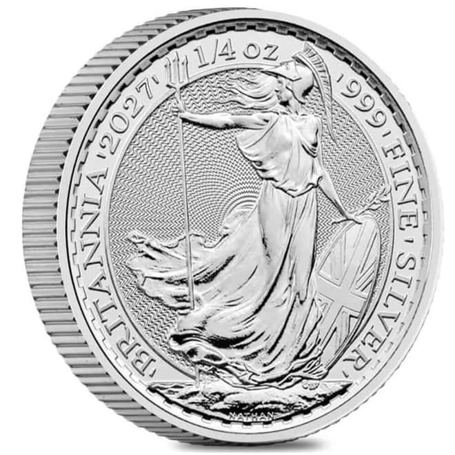 2027 Great Britain 1/4 oz Silver Britannia Coin BU