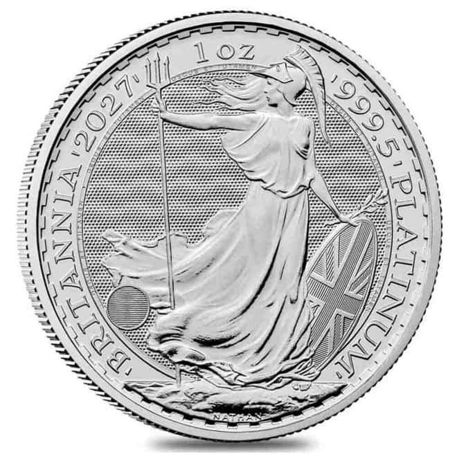 2027 Great Britain 1 oz Platinum Britannia Coin BU