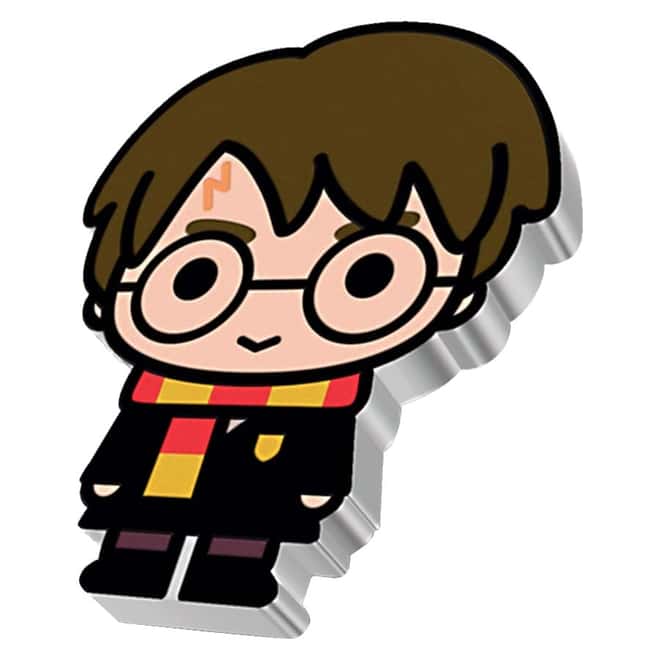 2020 1 oz Colorized Silver Harry Potter - Niue Chibi Coin Collection $2 Coin (w/Box & COA)