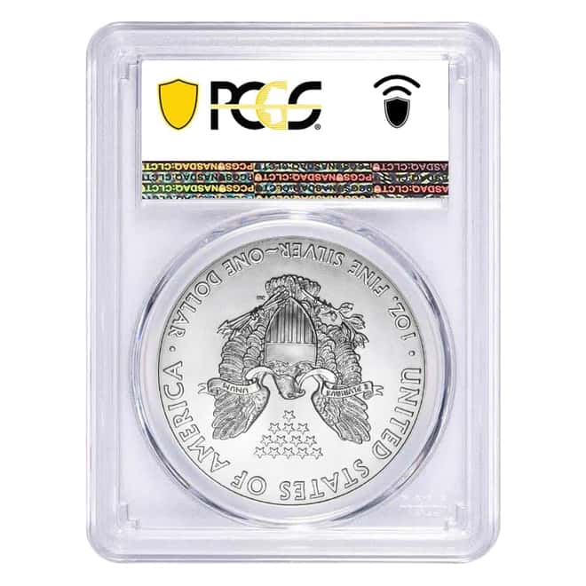 2021 (W) 1 oz Silver American Eagle $1 Coin PCGS MS 70 First Strike (West Point)