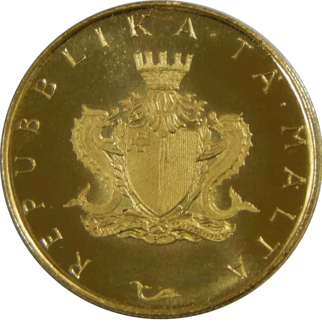 1975 Malta 4th Series Gold 3-coin Set