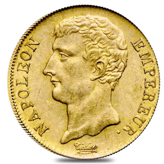 AN12 (1803) France Gold 20 Francs Napoleon I Avg Circ AGW .1867