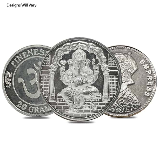 20 Gram Generic Silver Round .999 Fine