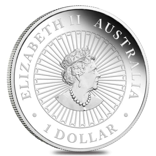 2020 1 oz Proof Silver Lunar Year of the Mouse Opal Coin Australian Perth Mint (w/Box & COA)