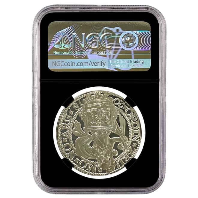 2018 Netherlands 1 oz Proof Silver Lion Dollar NGC PF 70 UCAM FDOI Retro (w/ Box & COA)