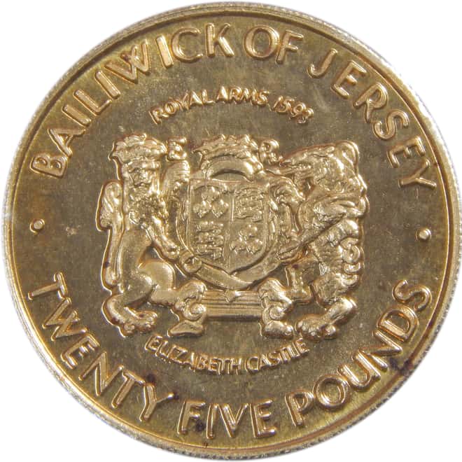 1972 Bailiwick of Jersey .923 oz 22k Proof Gold "Silver Wedding Anniversary" 4-coin Set