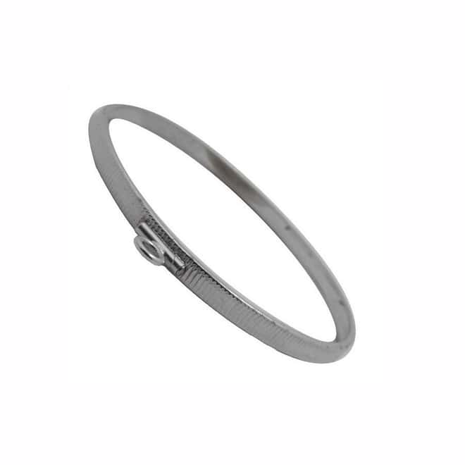 Sterling Silver 30.6 mm Coin Bezel Frame Mount for Silver Half Dollar Coin