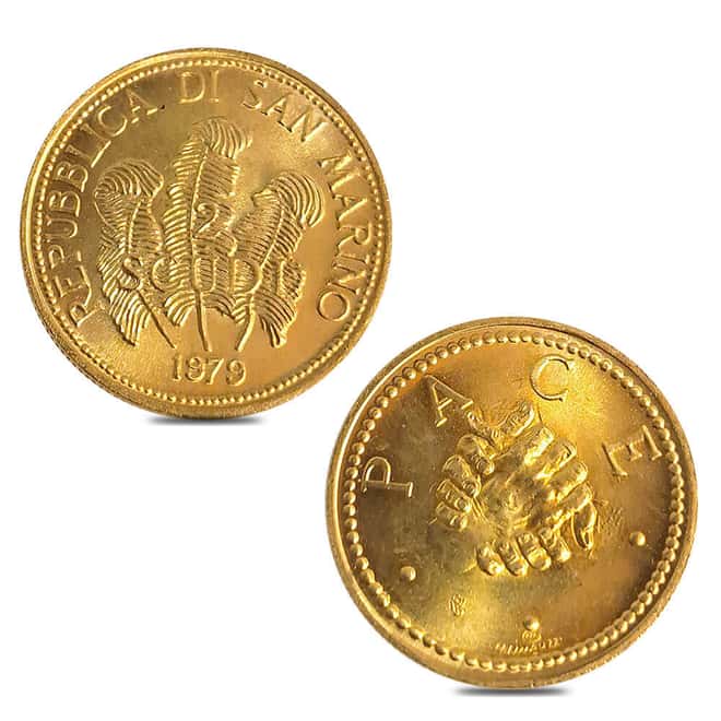 1979 San Marino Scudi Gold 2-Coin Set (w/Box & COA)